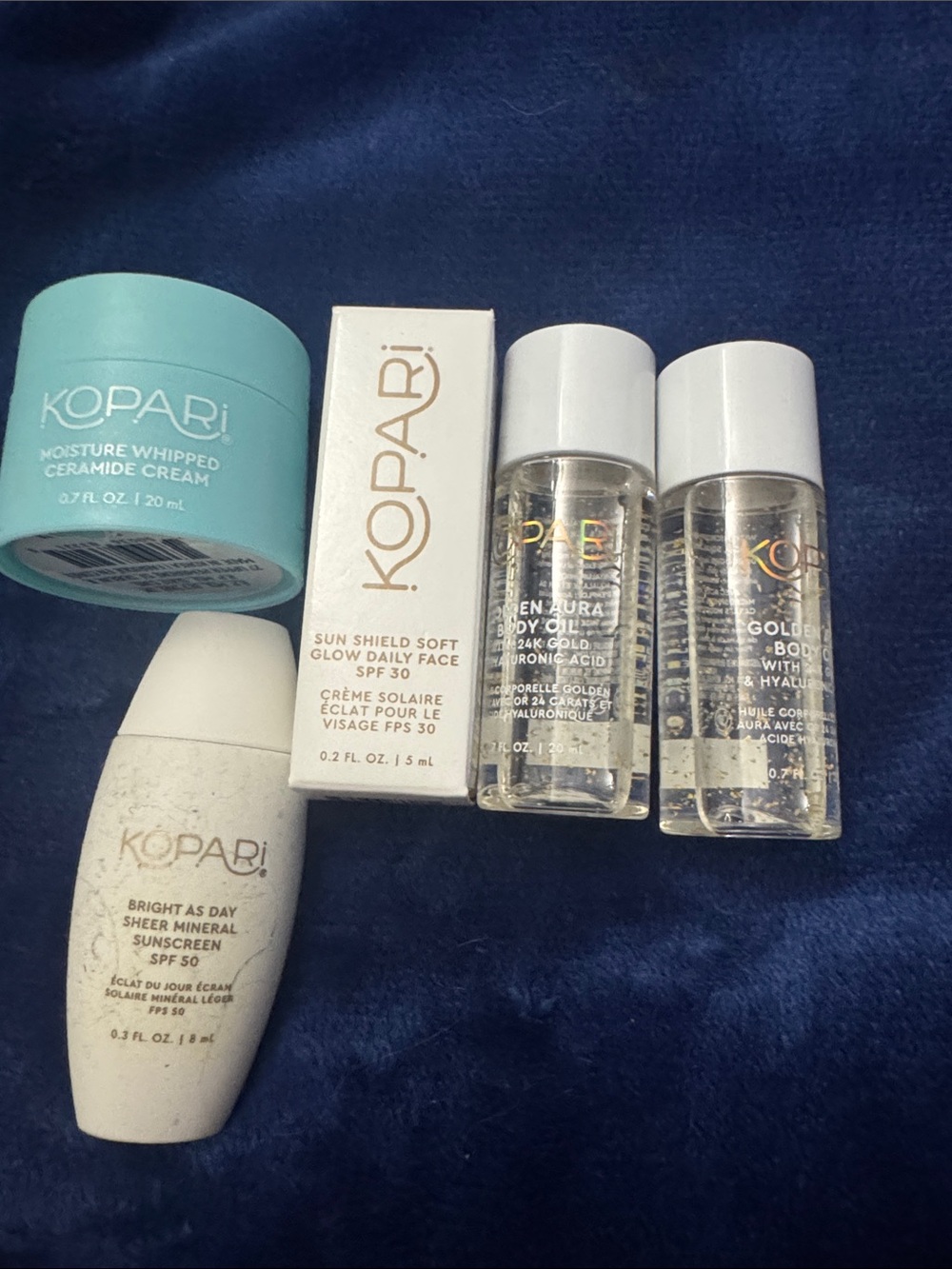 Kopari Skincare set. New listing- items added Deluxe travel size
